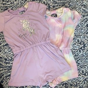 ***SOLD****   Unicorn Rompers Size 4T